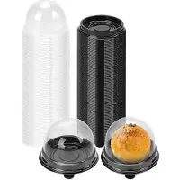 Tlily Individuele Cupcake Houder, Cupcake Houder, Bureau Huisdier Houder voor Chocolade Koekjes, 100 Stuks