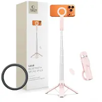 Tech-Protect Snap MagSafe Blauwtooth Selfie Stick Tripod Roze