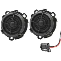Tlily 2 STUKS Autoluidspreker Tweeter + Luidsprekerkabel 100W 4Ohm 2K-22KHz voor Sagitar Sportsvan DIY Luidspreker