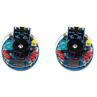 Typecat 2X DIY USB-Luchtbevochtiger, Verstuivend OLED-Scherm, Temperatuurvochtigheid, Printplaat, Kit, Fabricage, Lasoefenonderdelen