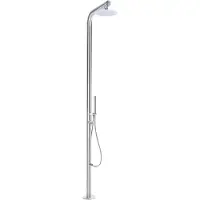 Beliani MARUDI - Buitendouche - Zilver - RVS