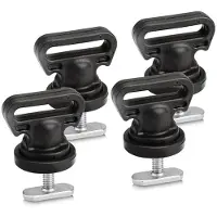 Torribaly 4-Pack Kajakrailbevestigingsbevestigingen voor Kajakaccessoires, Bevestiging voor Kajak, Kano, Boot
