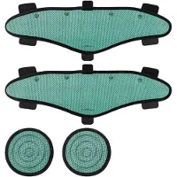 ISTOVO Bovenste Kussentjes en Zweetbanden voor Veiligheidshelm, Wasbare Koelvoering Accessoireset voor Veiligheidshelmen, 4 Stuks