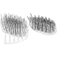 Torribaly 200 STKS 2,54 mm Toonhoogte Mannelijke en Vrouwelijke Pinconnector Dupont Doorverbindingsdraadkabel Mannelijke en Vrouwelijke Pin Crimp