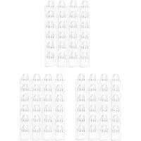 ISTOVO 60 Stuks Transparante Geschenkzak met Handvat Bruiloft Snoep Geschenkverpakking Herbruikbare Tas Kerstfeest 13x15x7cm