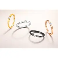Cilla Jewels edelstaal ring Crystal Black-15mm