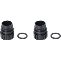 Torribaly 2X Frisdrankflesadapter voor Terra Soda Steam Maker en Sodastreams Glazen Fles 0,7L, Glazen Flessen Snelkoppelingsadapter