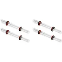 Torribaly 4 Stuks Polymeerklei Rollergereedschap, Acryl Roller Klei Deegroller met Dikte Ring voor Klei Kunst Knutselen Doe-Het-Zelf Gereedschap