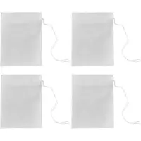Torribaly 1000 Stks/Partij Nieuwe Pla Biologisch Afbreekbaar Theezakje Filters Maïsvezel Koorden Theezakjes Koffie Filter 6X8Cm
