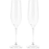 Tlily 2Pc Bruiloft Glazen Gepersonaliseerde Champagne Fluiten Kristallijn Feestcadeau Roosteren Glazen Beker