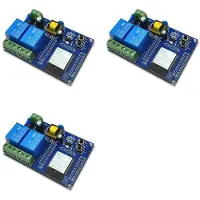 ISTOVO 3X ESP32 Relaismodule Dual Channel WiFi Relaismodule ESP32-WROOM Secundaire Ontwikkelingsbord voor