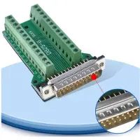 Exogio DB25 Mannelijke 25-Pins Stekker Breakout PCB-Aansluitingen voor DIYprojecten