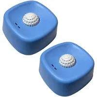 ISTOVO 2 Stuks Interactieve Slowfeeder Hondenvoerbakken met Rollende Bal voor Vloeistoffen, Natvoer en Snacks