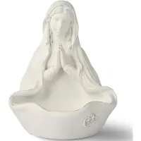 Semoic Maagd Maria Beeldhouwwerk Beeld Opslag Ornamenten Thuis Altaar Beeld Katholieke Religieuze Heilige Thuisdecoratie Wit