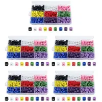 Torribaly 1450 Stuks Snap Retail Kleerhanger Maatmarkeringen Kledinglabels Xxs Tot 4Xl Maatcodering Gekleurde Verdelers Hanger Tekengesp