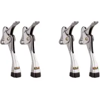 Typecat Deurstopper 4-Pack Kickdown Deurstop Verstelbare Hoogte en Rubberen Tip 4 Inch Deurhouder