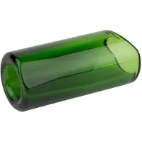 The Rock Slide GRS-MC/GN gevormde glazen slide maat M (binnen 19 - lengte 60,0mm) - groene editie