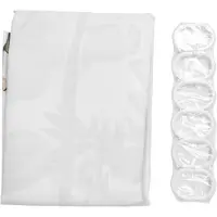 Semoic Bloemen Douchegordijn met 12 Haken Aquarel Botanische Bloemen Decoratieve Bad Gordijn Moderne Badkamer Accessoires: