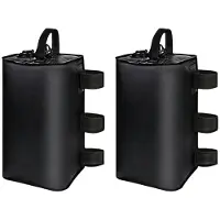 Torribaly 2-Pack 10L Luifelwatergewichten voor Wind, Waterzakgewichten, Zware Anti-Kantel Tentharingen en Beengewichtzakken