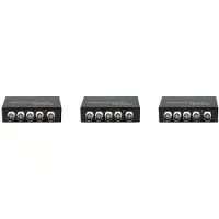 Torribaly 3X Signaal 1 in 4 Uit AHD/CVI/TVI Videosplitter HD Coaxiale Camera, Zwart