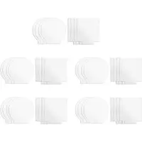 Torribaly 2 mm Acrylplaat Helder Gegoten voor met Dubbelzijdig Beschermend voor LED-Lichtbasisborden DIY-Display 30 Stuks