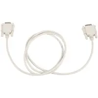 Tlily VGA DB15 Mannelijk Naar RS232 DB9 Pin Mannelijk Adapterkabel/Video Grafische Verlengkabel (Wit, 1,5 M)