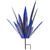 Semoic Grote Tequila Rustieke Sculptuur, Rustieke Metalen Agave Planten voor Outdoor Patio Yard, Home Decor Handgeschilderde Metalen Agave,B