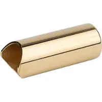 The Rock Slide TRS-DA gepolijste messing Dylan Adams signature slide maatXS/S, met dubbele uitsnijding