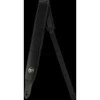 JET Guitars SL-50 BK Leren Gitaarband - Zwart