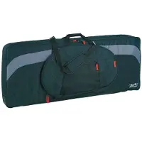 Boston KBT-120-BG Super Packer gigbag – voor keyboard, 1200 x 430 x 150 mm, 25 mm gevoerd, zwart/grijs