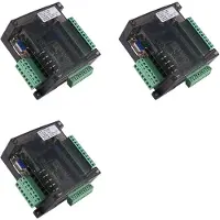Exogio 3X FX3U-14MT Compatibel met FX1N 2N PLC Industrial Fx3U Dataregister 8 in 6 Out Analog 6AD 2DA Modbus 485(A)
