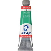 Van Gogh Acrylverf Groen - Acrylpaint - 615 Paul Veronesegroen - Acrylic Verf Paint - Acrylaatverf - Groene Hobbyverf - Watergedragen Verf - Sneldrogende Pigmentrijke Verf - 40ml