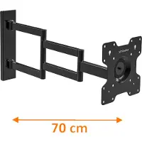 XTRARM Axis XL Black 70 cm TV Beugel