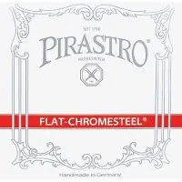 Pirastro 342020 Flat Chromesteel Contrabassnaren, Medium, Orchestra