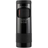 Torribaly Telescoop 10-30x21 Zoom Telescoop Draagbare Spotting Scope Kampeeruitrusting Toerisme Optische Vizier Telescoop Zwart