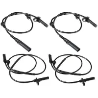 Jojomino 4 Stuks 34526771776 ABS-Wielsnelheidssensor 34526771777 SU12022 ALS1832 voor E70 E71 F15 F16 F85 F86 X5 X6
