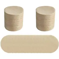 Torribaly 1000 Stuks Koffiefilters, Vervangende Ronde Koffiefilters, Papieren Wegwerpfilters voor Aerobie Koffiefilter