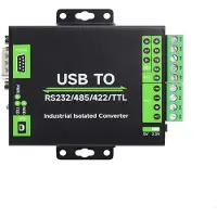 Kepptory Industriële USB Naar RS232/RS485/RS422/TTL Geïsoleerde Converter met FT232RNL Ingebedde Circuits TVS-Diode-Adapter