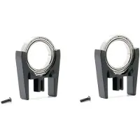 Torribaly 2X Metal Center Aandrijfas Hoge Snelheid Ondersteuning Set AR310878 ARAC4024 voor 1/10 ARRMA 3S 4S BLX Mega 550 Upgrade Onderdelen, Zwart