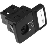 Typecat Auto Media Player AUX Audio Interface Oplaadpoort Aansluiting USB Auxiliary Aansluiting 735547937 voor 500 Panda Punto