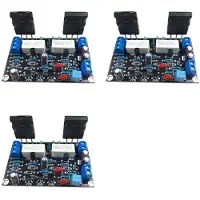 Exogio 3X 100W 2SC5200+2SA1943 HIFI Monokanaal Audioversterkerprintplaat met Dubbele DC35V-Luidsprekeruitgang voor Doe-Het-Zelf-Projecten voor Thuisbioscopen