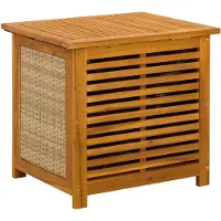 vidaXL Tuinopslagdoos 88 L Massief Acacia Hout 60 x 50 x 56 cm Beige