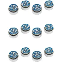 Typecat 12 Stuks 16 mm Elektretcondensatormicrofoon, Webmicrofoon, Celebrity-Ankermicrofoon, Unidirectionele Microfoon met Printplaat voor Audio