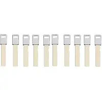 ISTOVO 10PCS Emergency Insert Key Blade Replacement for Remote Key Uncut Car Accessories