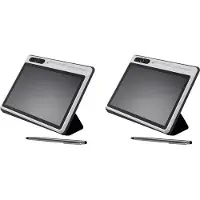 ISTOVO 2st 10 Inch Business Schrijfbord met Beschermhoes LCD Tekentablet Handgeschilderd Kinderbord voor Studenten