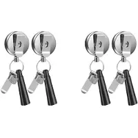 Typecat 4-Pack Robuuste Intrekbare Trekpen, Potloodhouder, Universele Intrekbare Sleutelkoordpen voor Timmerlieden, Verpleegsters, Serveersters