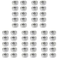 ISTOVO 50 Pcs. Bearings Miniature Deep Bearings 608 ZZ 8 x 22 x 7mm Bearing Steel