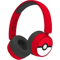 OTL TECHNOLOGIES Pokémon - Pokéball - draadloze kinderkoptelefoon - volumebegrenzing - lange batterijduur - microfoon - opvouwbaar - bluetooth