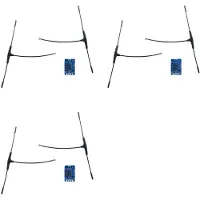 Torribaly 3X 915Mhz 868MHz ELRS RX Diversity-Ontvanger Dual Core RX TCXO Dubbele Antenne voor FPV Long Rang Racing Drone C