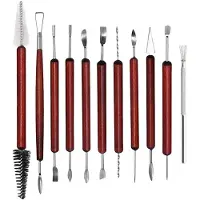 Kepptory 11-Delige Klei Sculptuur Gereedschapset Perfect voor Polymeren Lucht Drogen Modellering Klei Beginners & Professionals Ideaal voor DIY